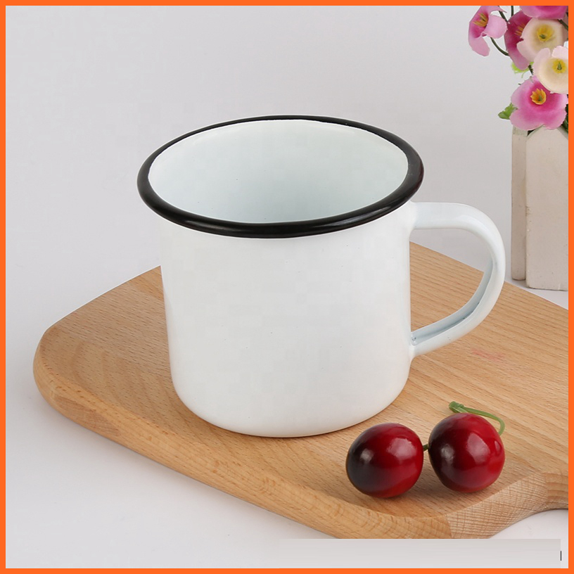Good Quality FDA OEM Design Cookware Enamel Mugs