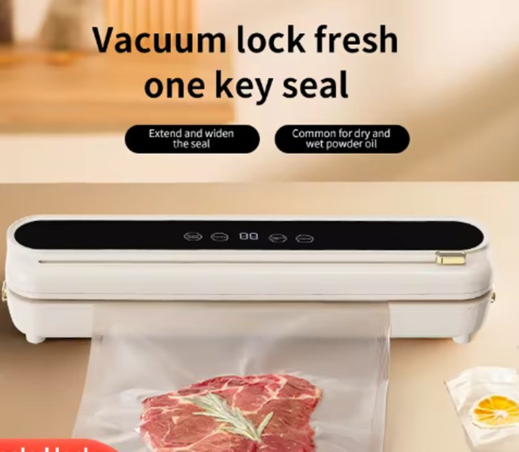 Ручной вакуумный упаковщик для продуктов с резаком