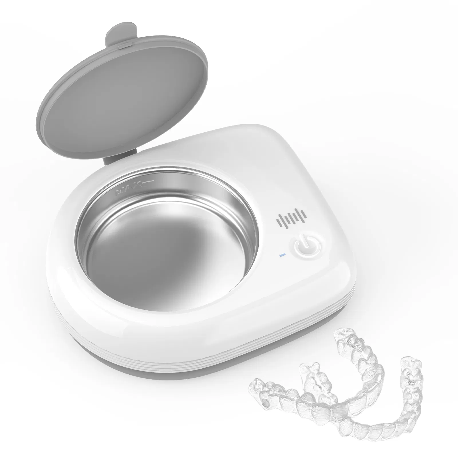 Portable Dental Care Aligner Ultrasonic Cleaner Mini Size Travel Cleaner