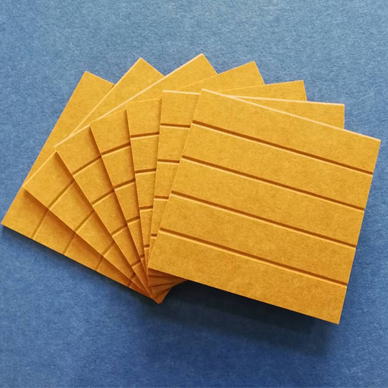 Carved Polyester Fiber Acoustic Panel for Partition