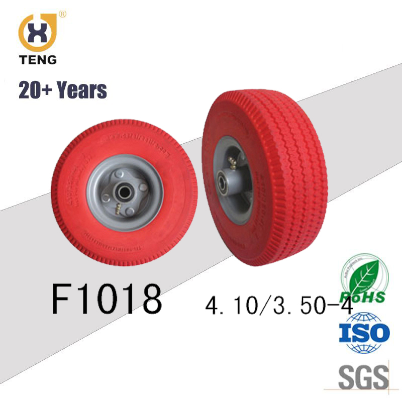 4.10/3.50-4 Durable Solid PU Wheel