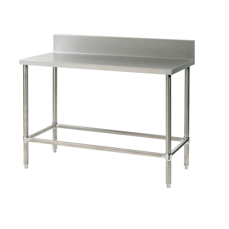 Commercial Kitchen Stainless Steel Restaurant Worktable Without Backsplash