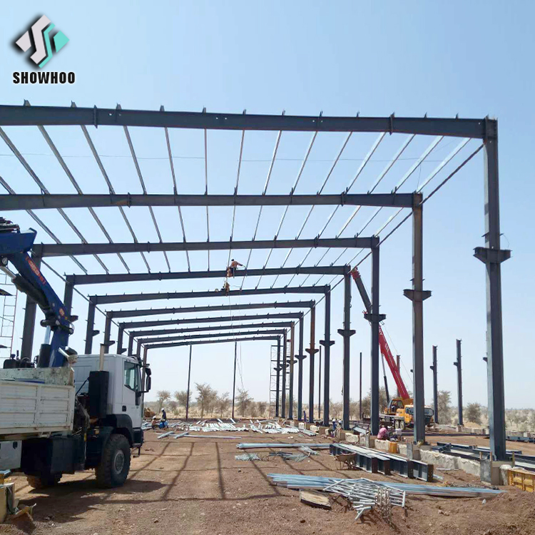 Steel Structure Industrial Construction Workshop Building Material Pre Fabricated Warehouse