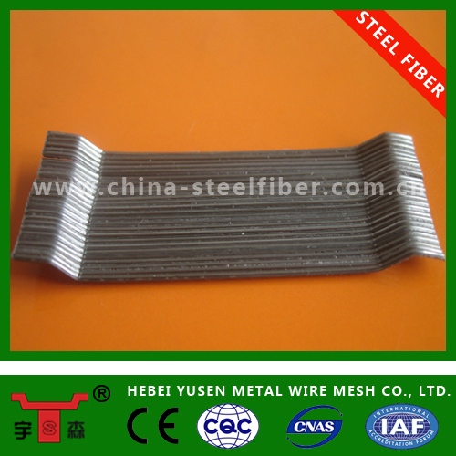 0.75*60mm Glued Hooked Ends Carbon Steel Fiber for Industrial Flooring
