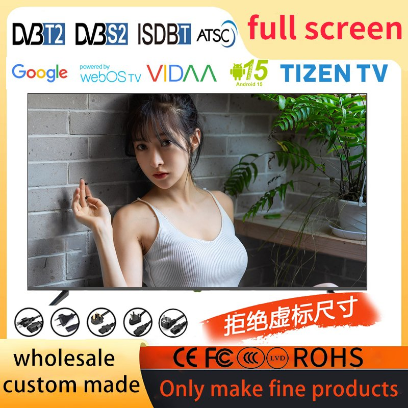 Безрамочный телевизор 50 дюймов UHD Smart TV