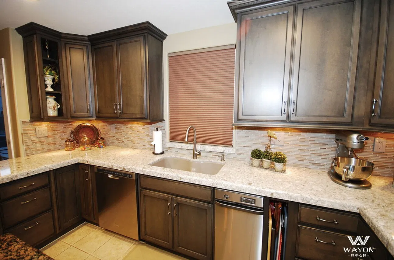 Artificial Quartz Stone Kitchen Countertop Manufacturer in Guangdong China