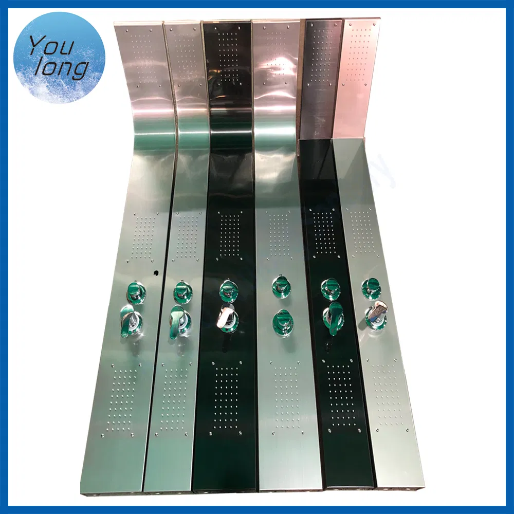Modern Bathroom Massage Rainfall 304 Stainless Steel Shower Wall Panels