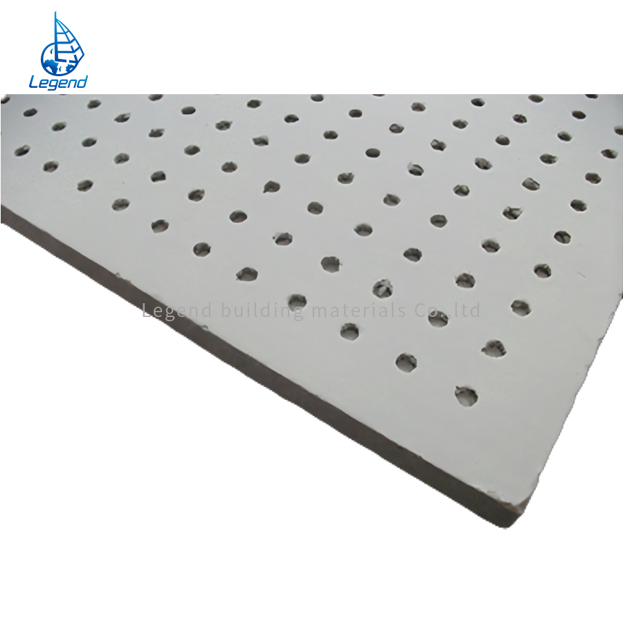 China Fireproofing 600*600mm Acoustic False Ceiling Tiles Mineral Fiber Board for Hospital