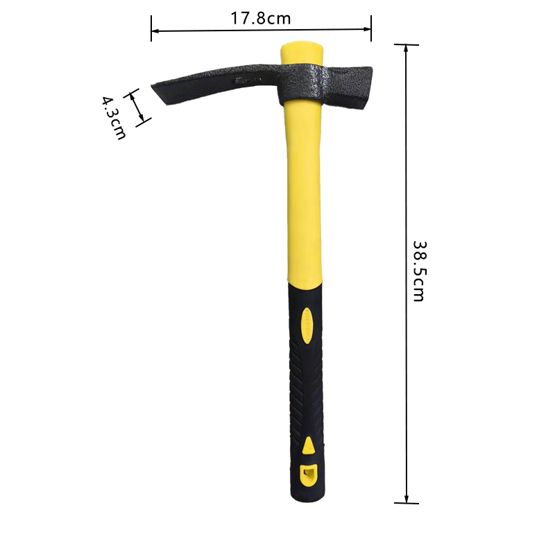Plastic Handle Three-Tooth Fork Hoe Garden Tool Soil Turning Tool