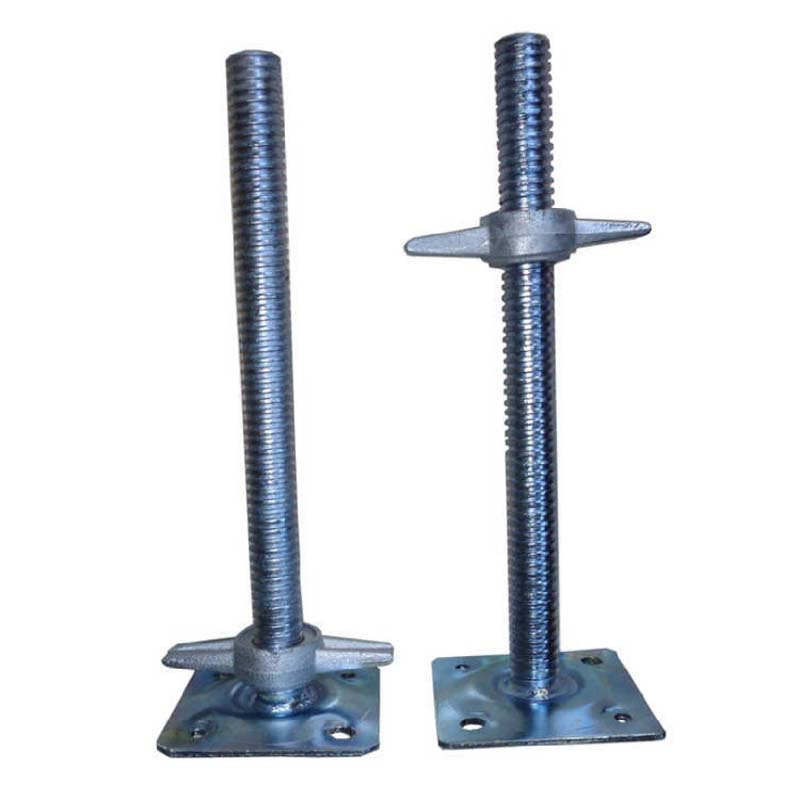 Scaffolding Accessories Adjustable Screw Q235 Steel Jack Base Plate