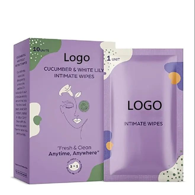 Convenient Mini Pocket Size Flushable Wipes with Custom Logo