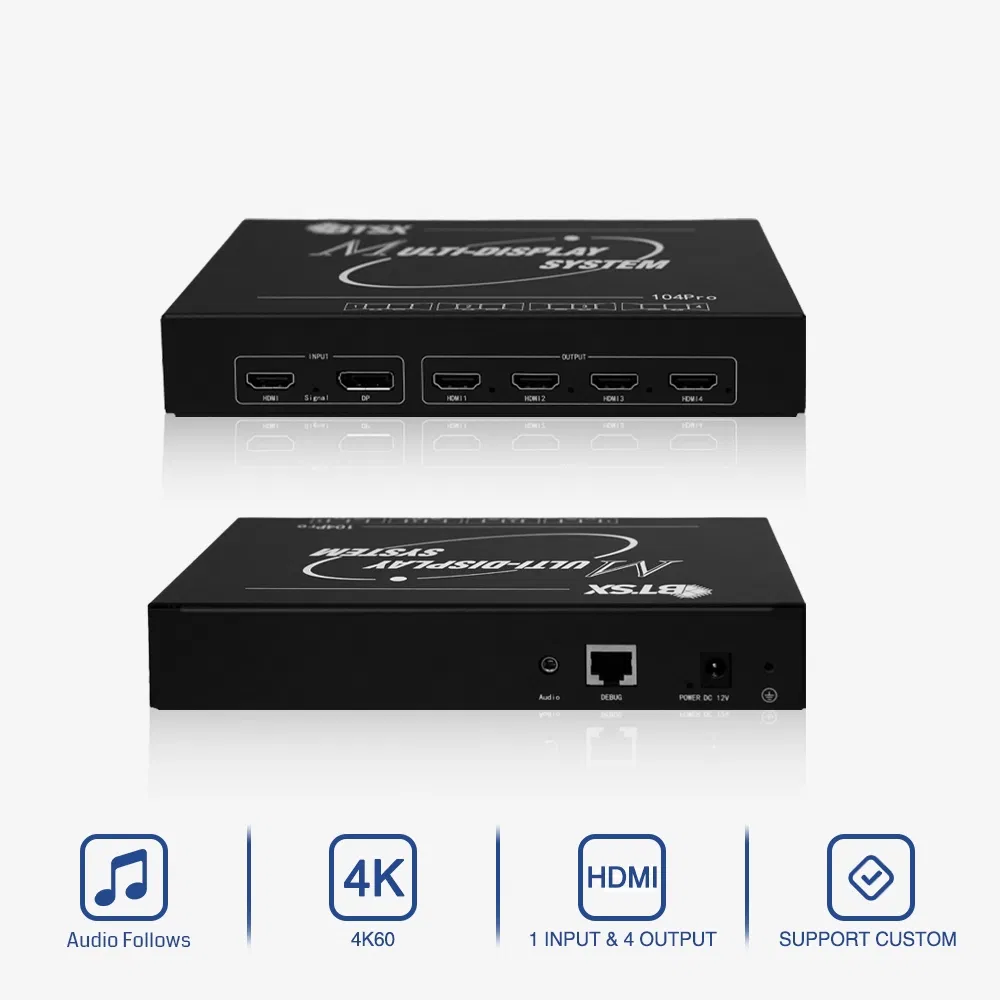 Разветвитель HDMI 1x4 на 4K60, беспроводной