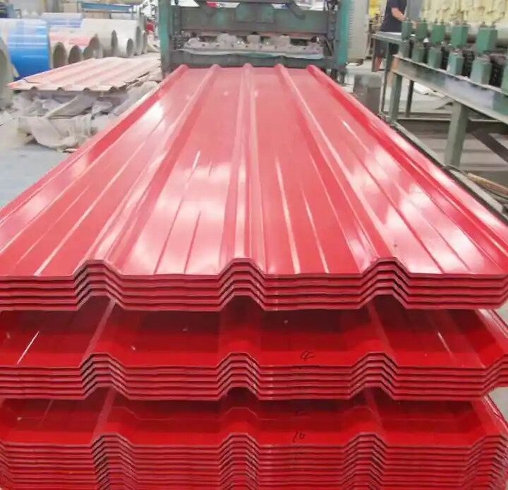 0.3 mm, 0.35 mm, 0.4 mm, 0.15 mm Thick Color-Coated Galvanized Steel Plate, Corrugated Steel Plate