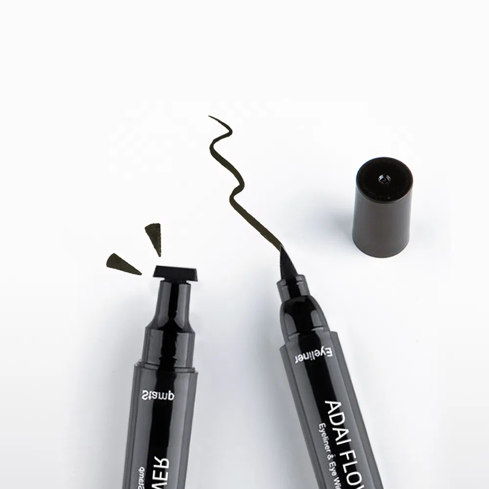 Best Waterproof Long Lasting Hypoallergenic Winged Black Liquid Eyeliner Stamp Wholesale Cosmetics