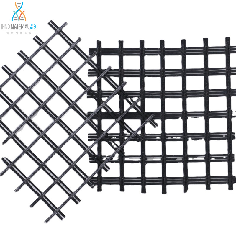 High Strength Polyester Geogrid for Basal Embankments and Soil Slope Walls Reinforcement