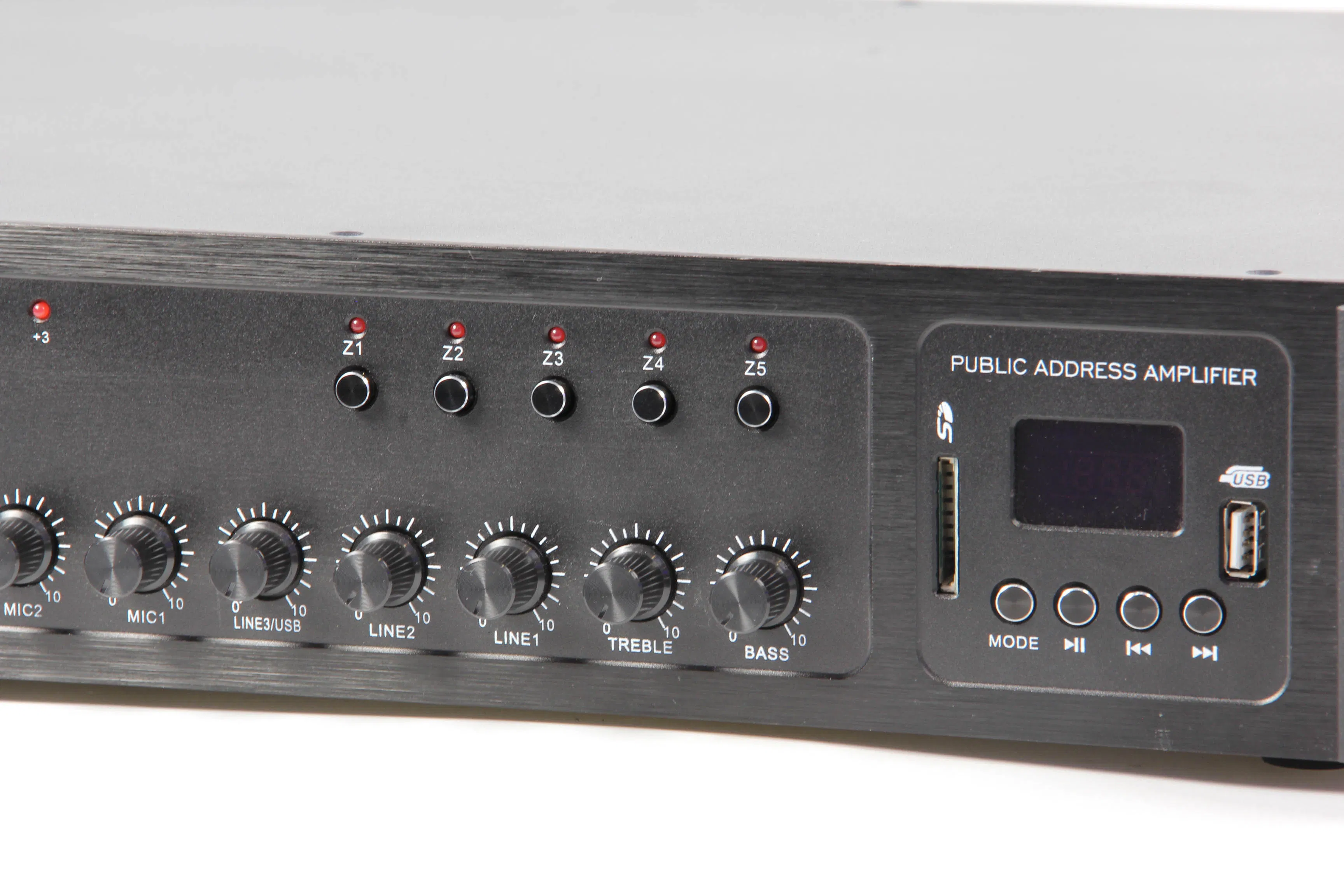 5 Zones with Switches 60W Mixing Power 2u Amplifier