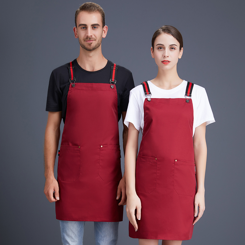 OEM Canvas Men Women Waiter Kitchen Apron for Fast Food Restaurants