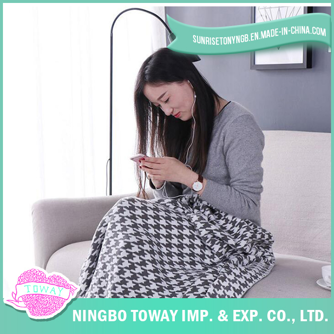 Leg Cover Air Conditioning Thermal Super Soft Muslin Blanket