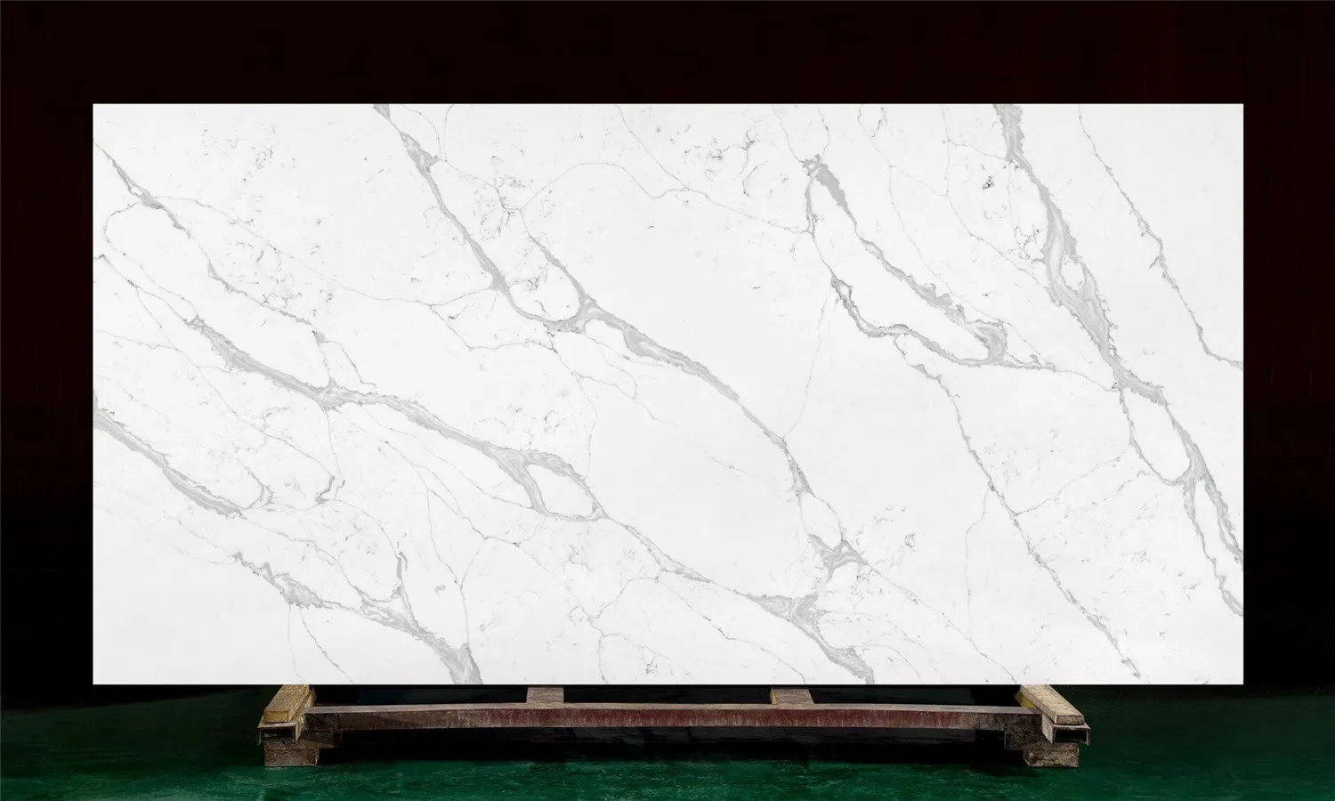 Artificial Stone polished/honed black/white/beige  calacatta sponda quartz  for interiors/indoor kitchen/bathroom countertops/vanity