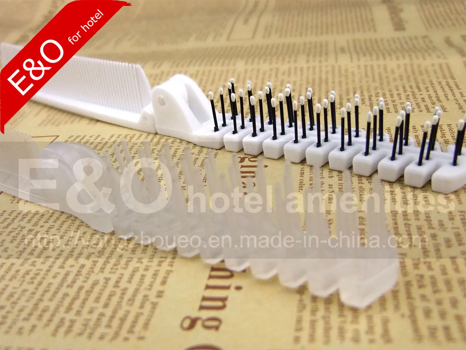 High Quality Disposable Plastic Hotel Comb for Travel