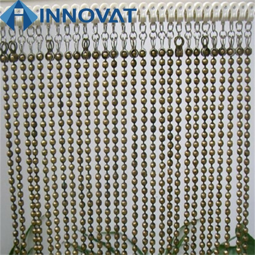 Decorative Metal Bead Curtain for Hotel Restaurant Salon SPA Room Divider