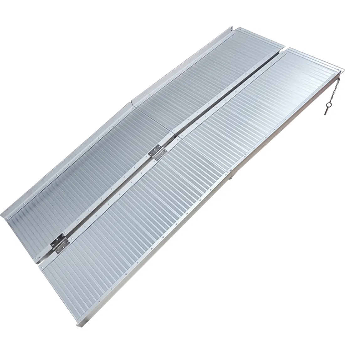 Алюминиевая складная рампа для порога, 4-секционная