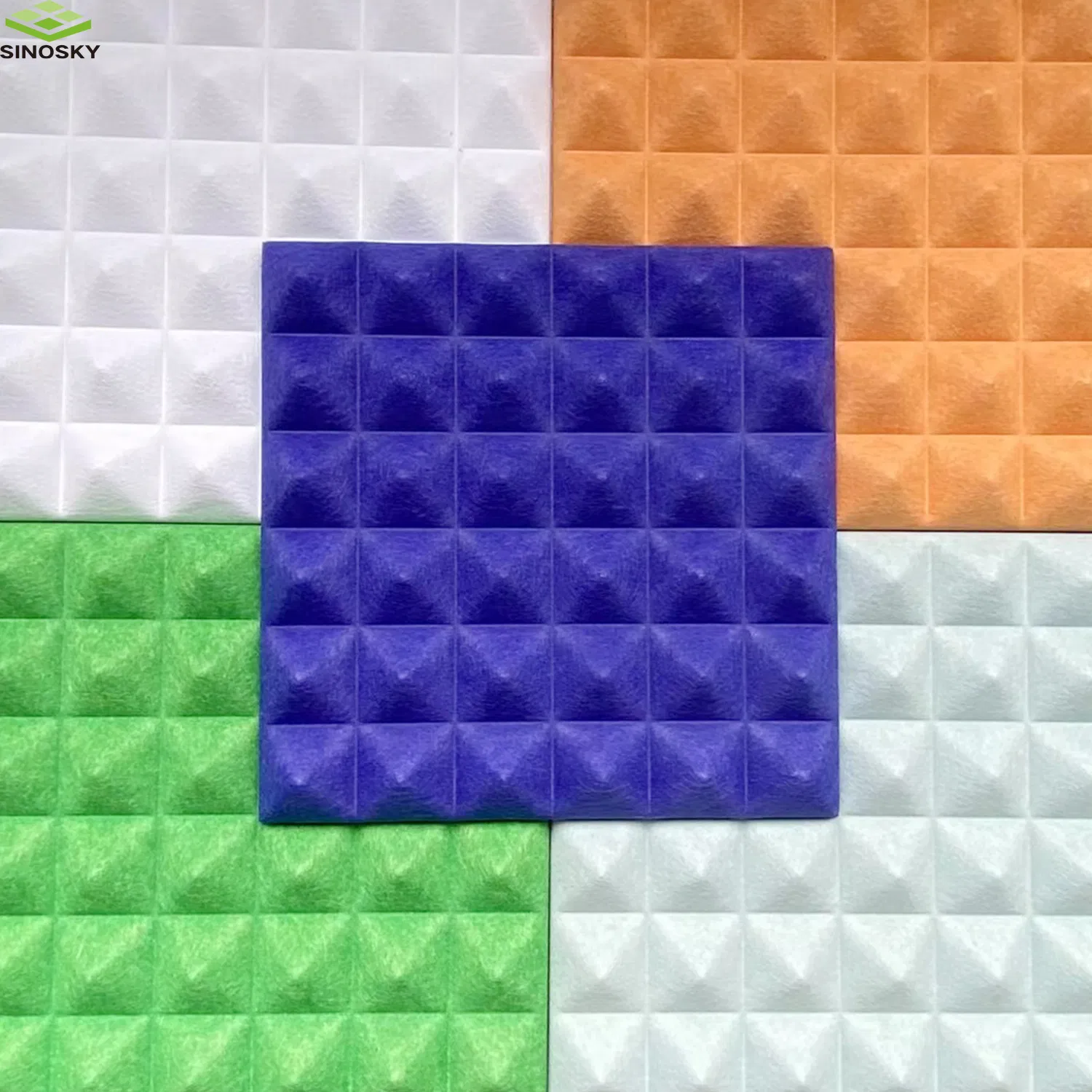 Pyramid Conical Cone-Shaped 3D Polyester Panel