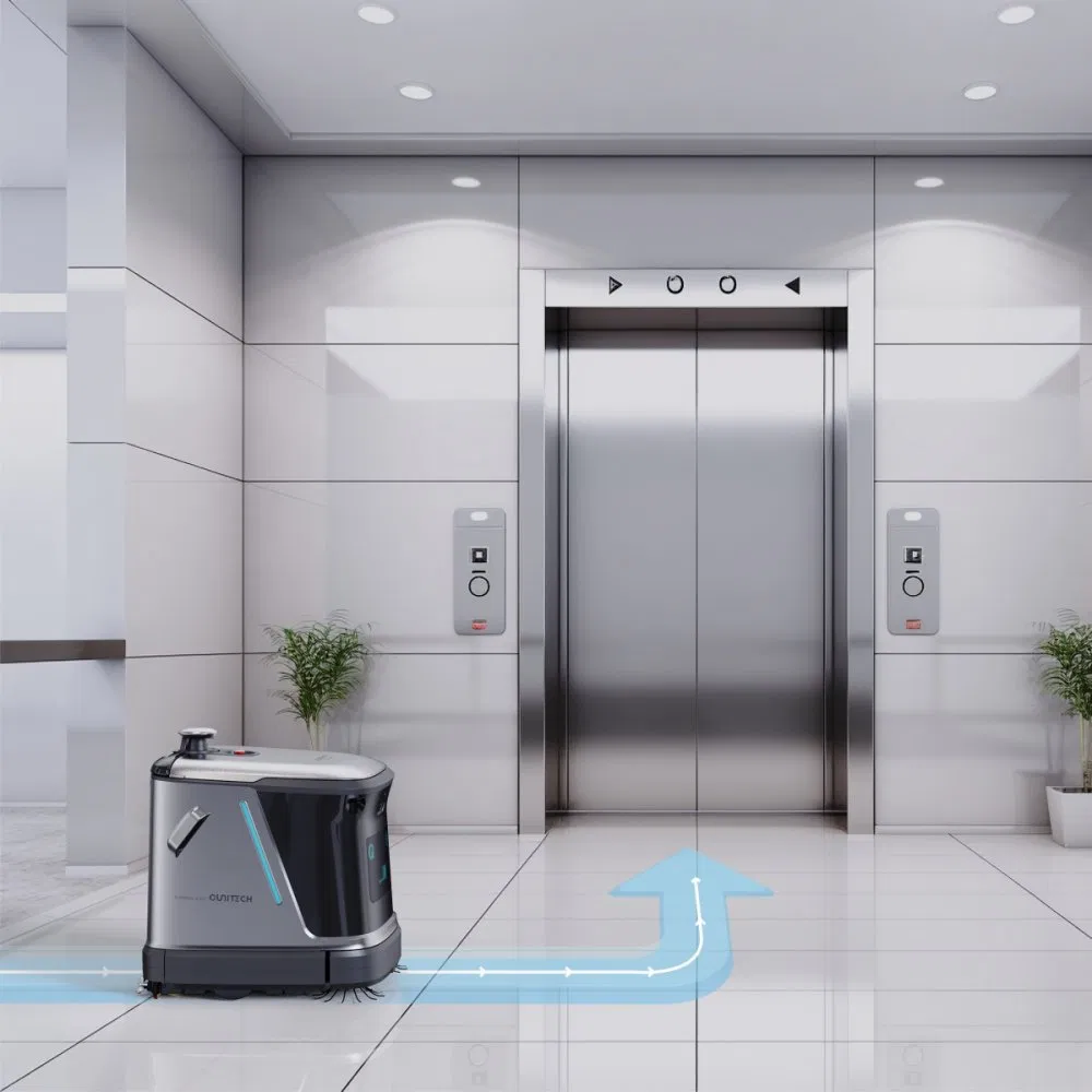 Advanced Robotic Cleaning Machine for Effortless Warehouse Maintenance