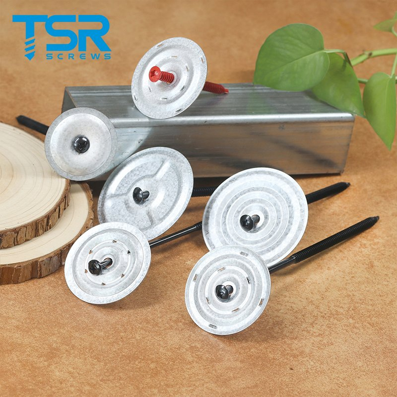 TSR/Tsingri Heat Treated Steel FM4470 Standard CR-10 All Purpose Heavy Duty Fasteners Insulation Membrane Self Drilling Screws AZ55 Plates