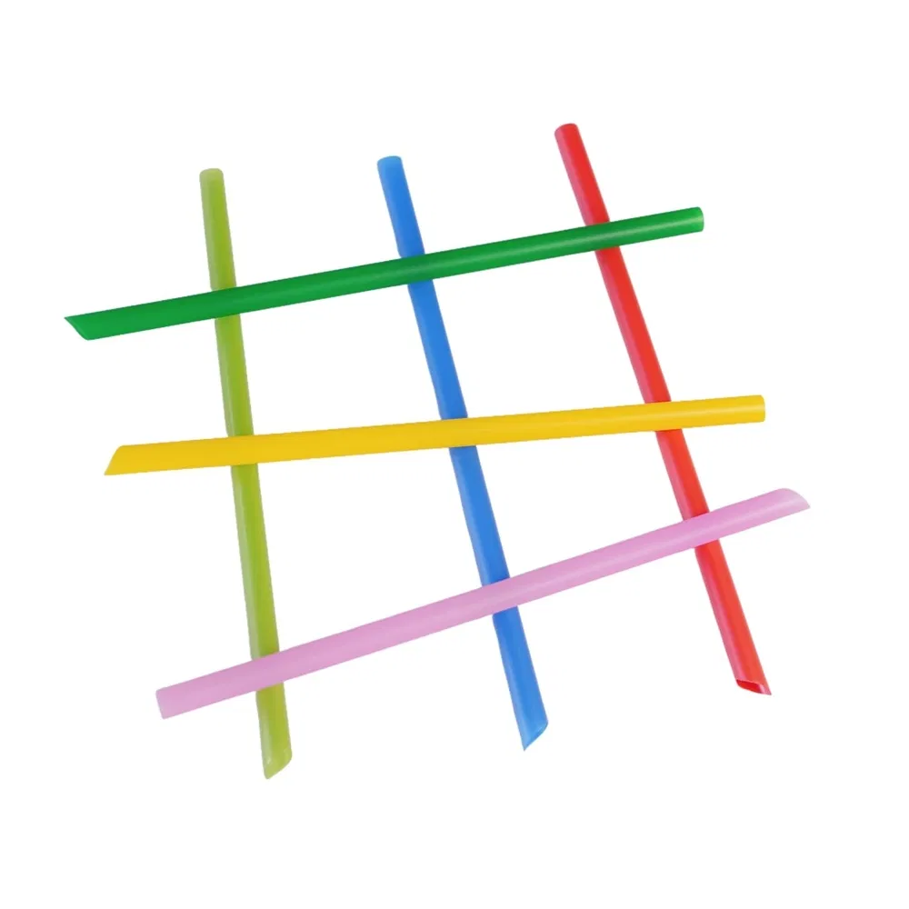 Soft and Foldable OEM ODM Custom Colored Clear Straight Plastic Drinking Straw