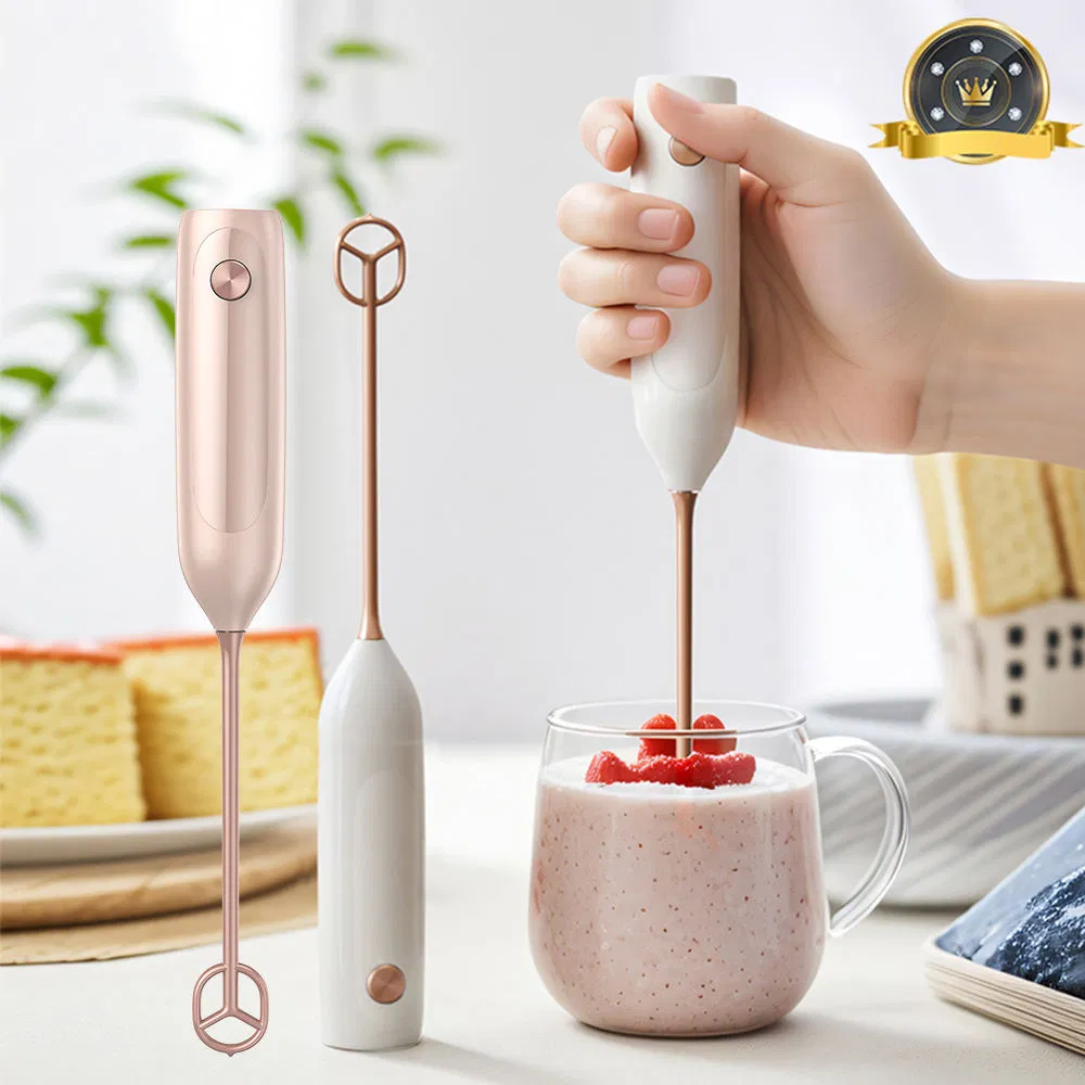 2025 Automatic Handheld Whisk Mini Drink Mixer Foam Maker Electric Milk Frother