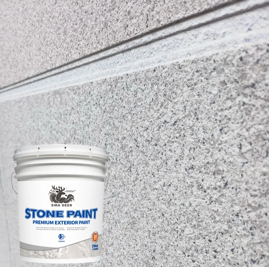 High Fidelity Granite/Marble Effect Stone Coating - Premium Decorative Solution