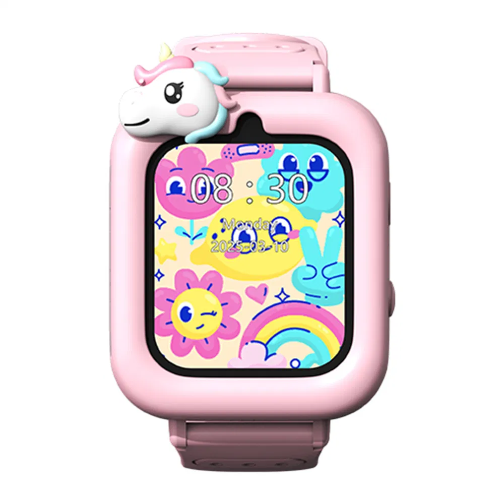 K90 1.83 Inch Touch Screen Pink Built in 36 Games Video Recorder Music Player Kids Gift Flashlighting Children Smart Watch with Camera for Studying