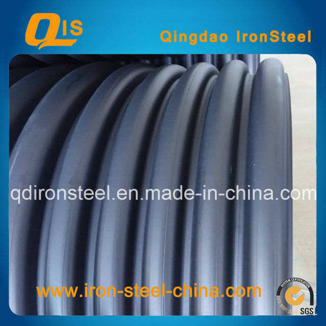 Гофрированная труба HDPE с армированием стальным поясом