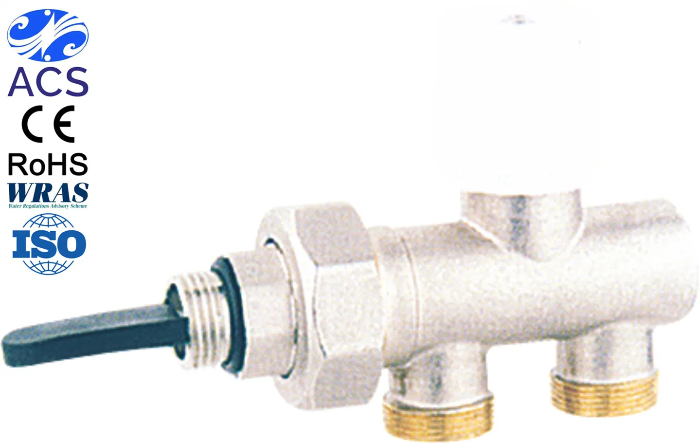 Brass Manifold with Radiator Valve