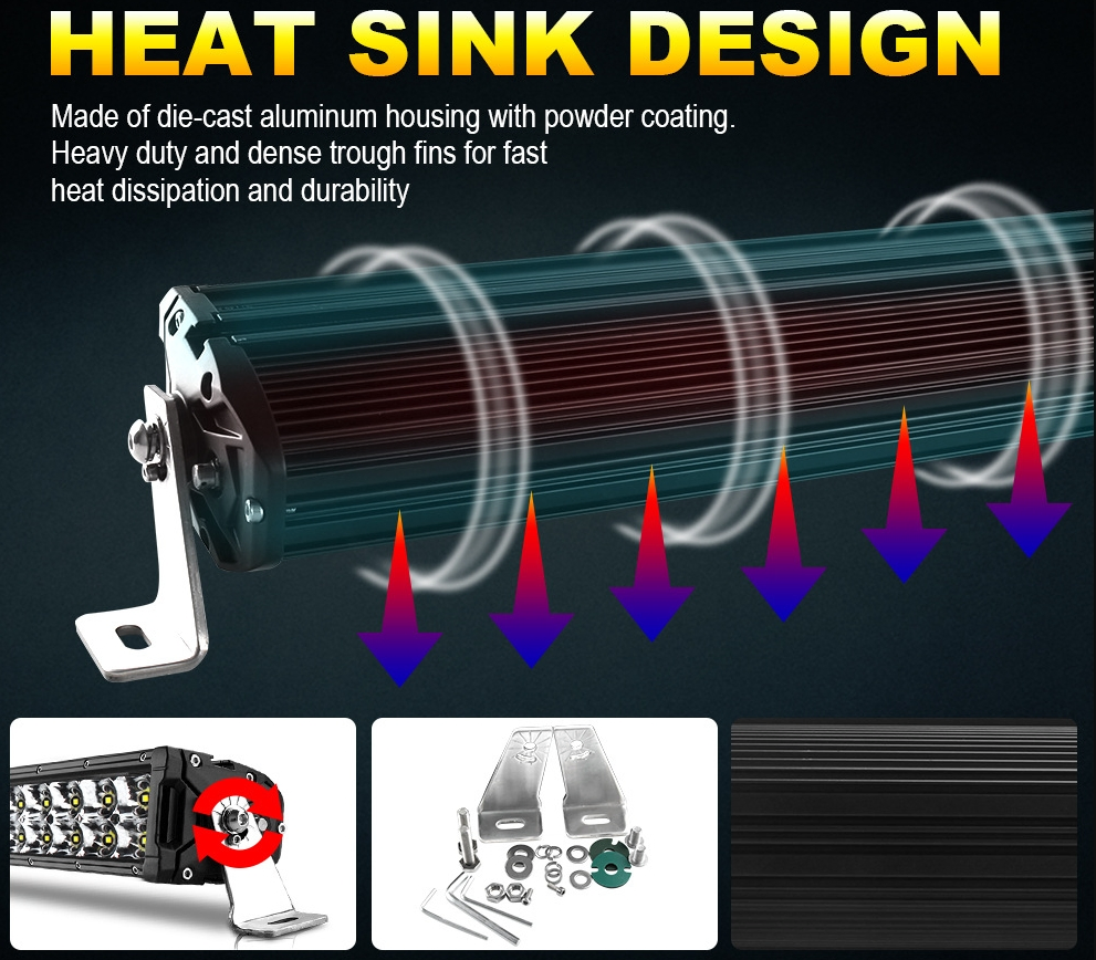 High Brightness Offroad LED Light Bar Spotlight