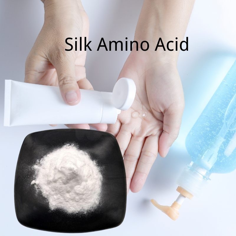 Chinese Silk Amino Acid Manufacturer Cosmetic Grade Material White Powder