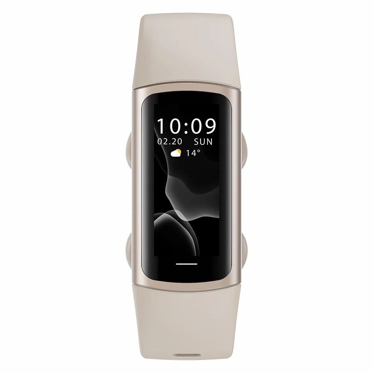 C68 1.1" Smart Bracelet Slim Fitness Watch with Heart Rate Health Monitoring - Starlight