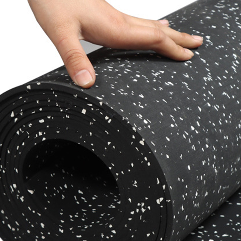 Anti-Slip Gym Rubber Flooring Rolls Tiles Sports Equipments Rubber Mat