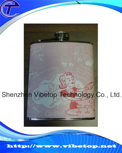 Leather Cover Hip Flasks Novelty Leather Flagon