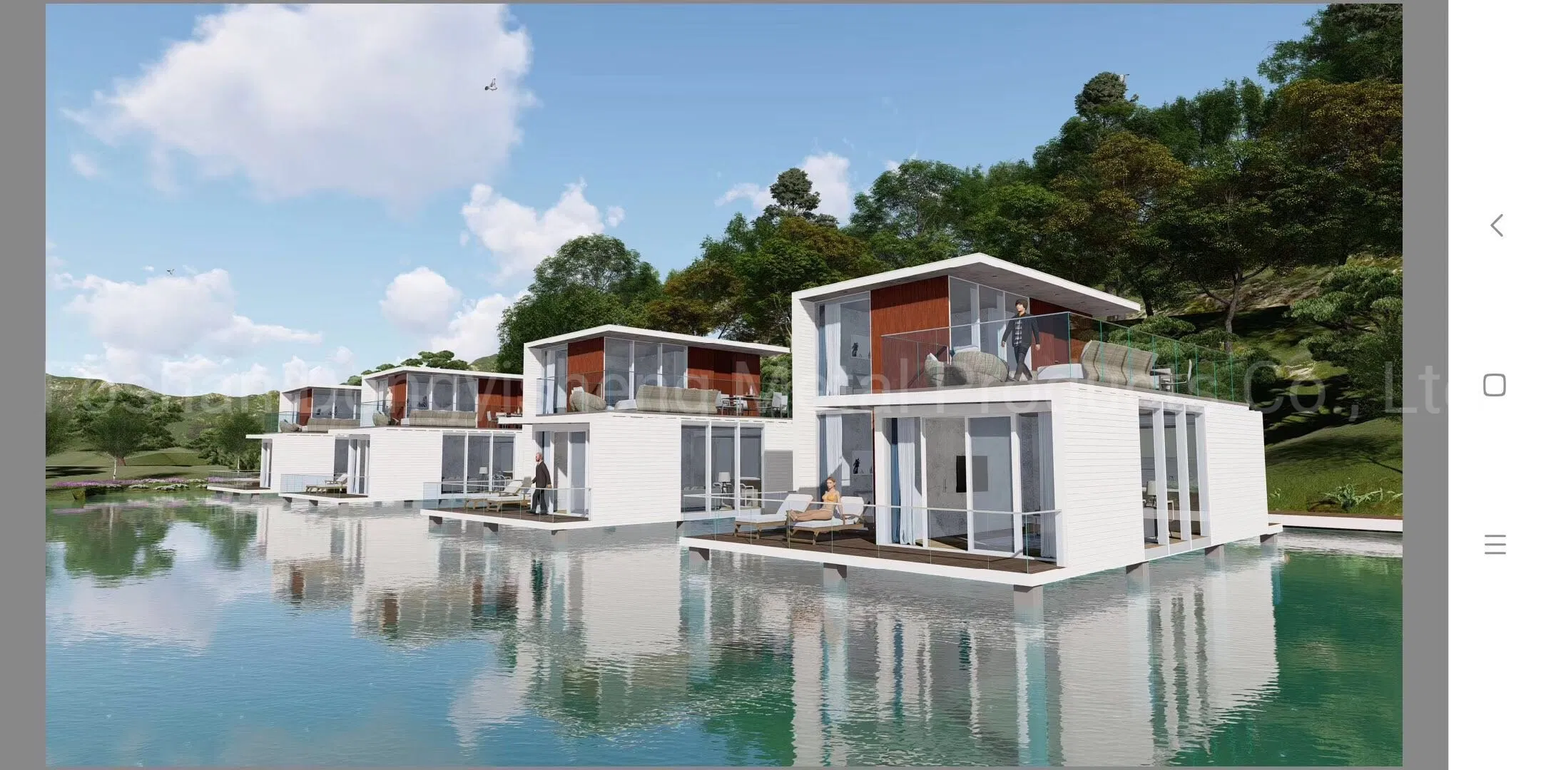 China Modern European Style Villa Prefab Kit House Modular Home/Villa for Export