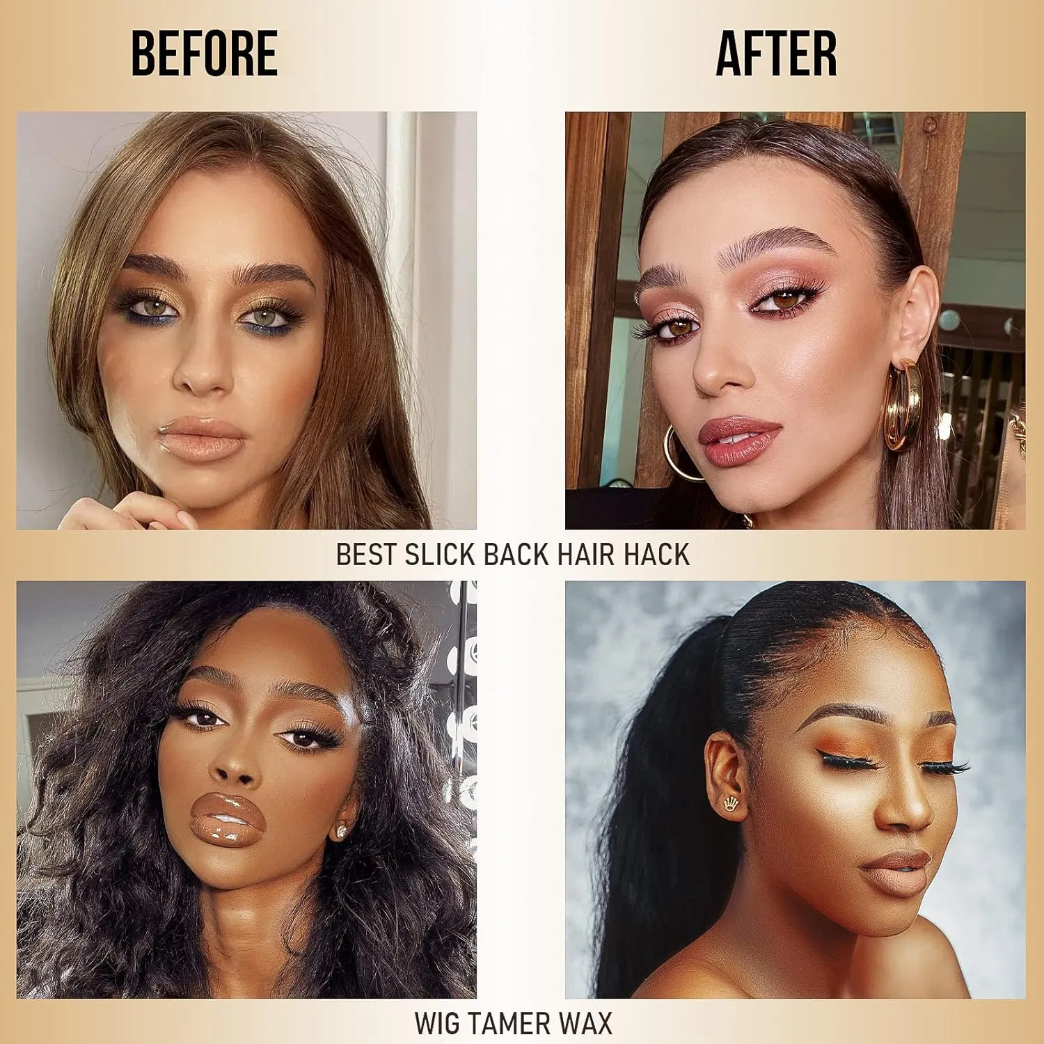 Beauty Cosmetics Skin Care Long Lasting Anti Frizz Slick Stick Edge Control Hair Hair Wax Stick