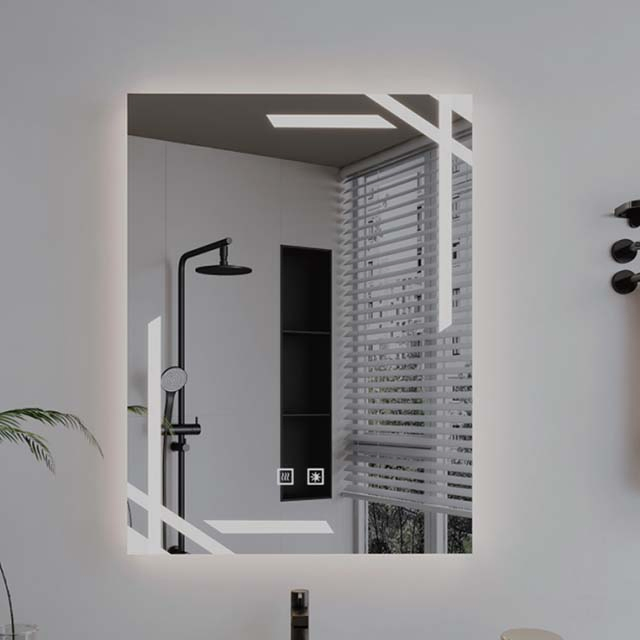 Wall Mounted LED Salon Mirror Light Smart Mirror Rectangle Defogger Dressing Wholesale Mirror
