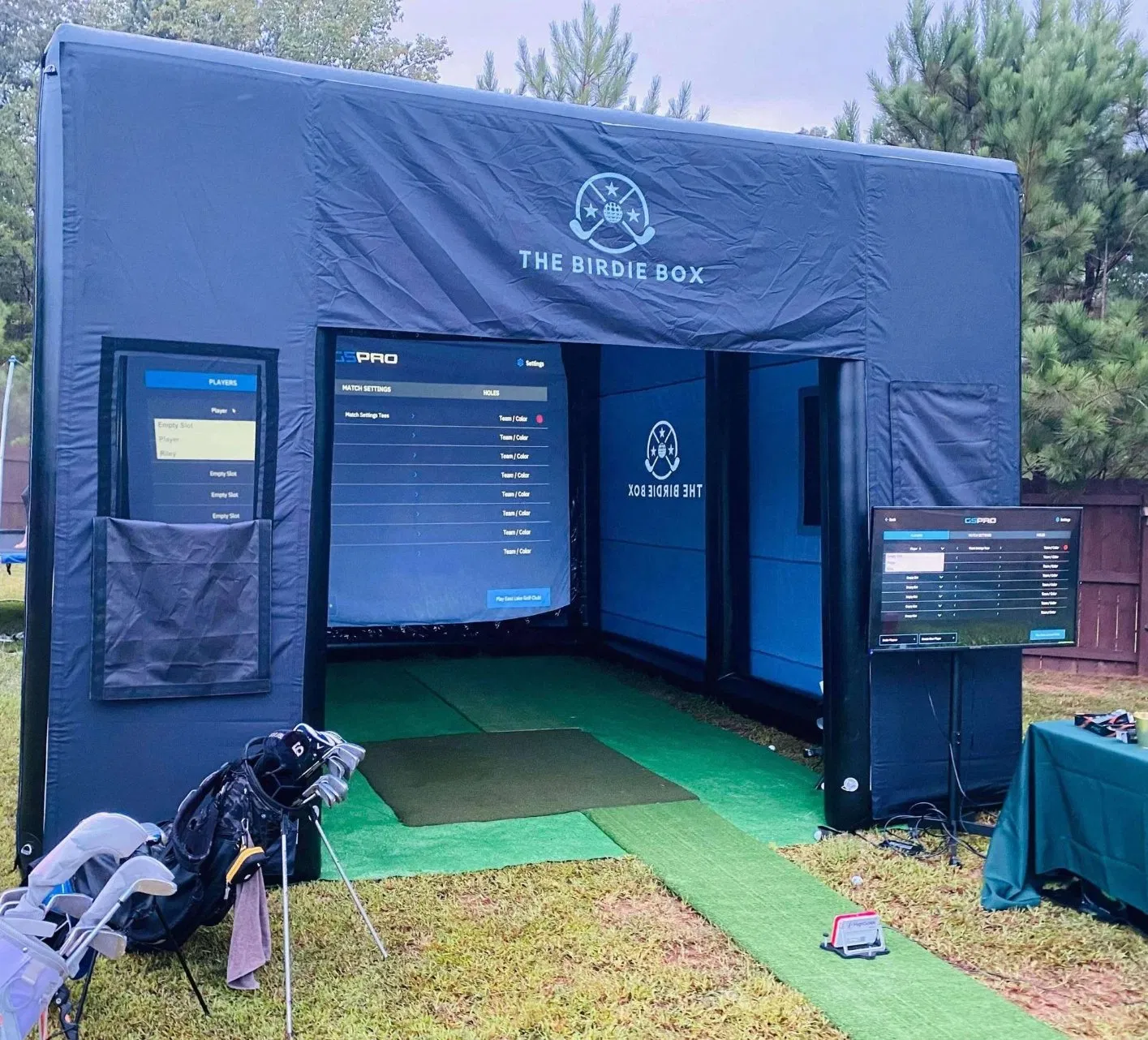 Commercial Inflatable Golf Tent Waterproof Portable Outdoor Training Use