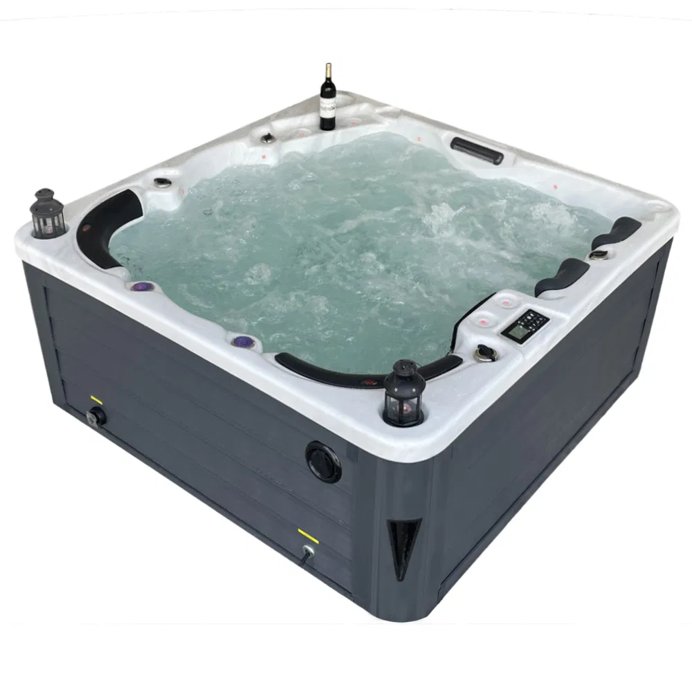 Acrylic Whirlpool Bathtub Garden Outdoor SPA Hot Tub for 6 Person