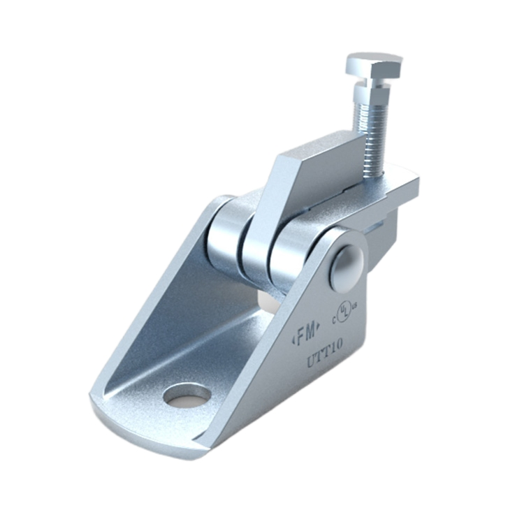 Adjustable Pipe Clamp and Hanger Bracket for Seismic Sway Brace Systems