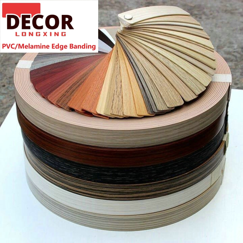 0.4mm 0.8mm 1.2mm 2.0mm 3.0mm Colorful Custom Furniture Edge Decoration Eco-Friendly Solid Color White PVC Edge Banding