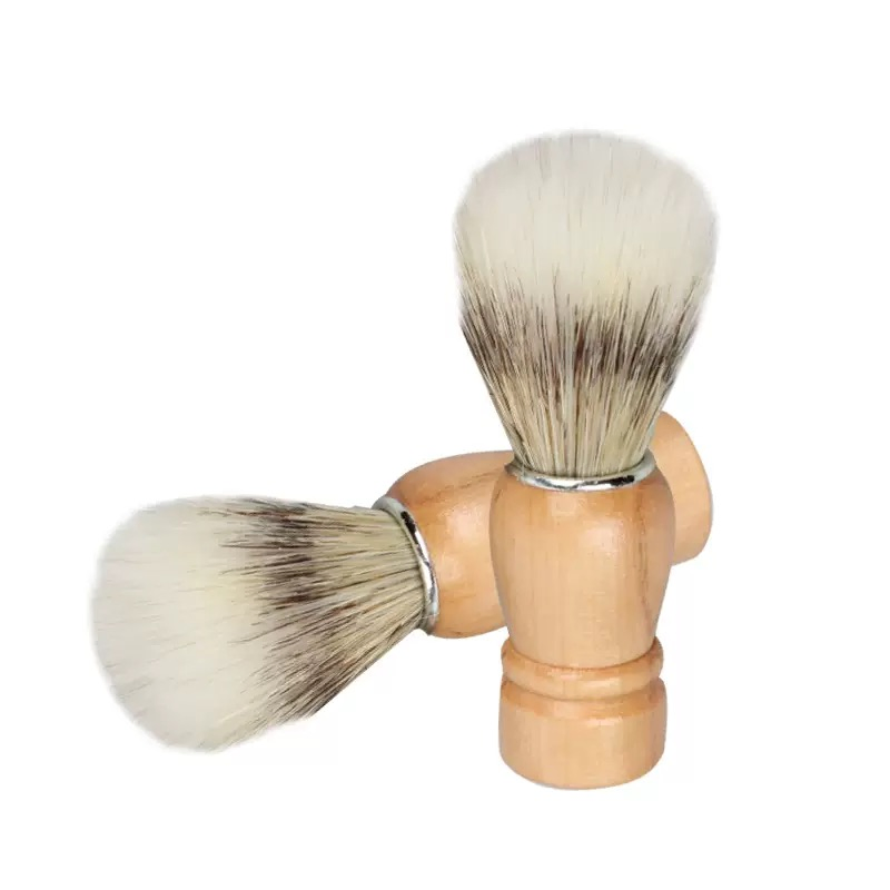Wooden Handle Boar Bristle Badger Hair Brush Beard Brush Beard Shaving Brush