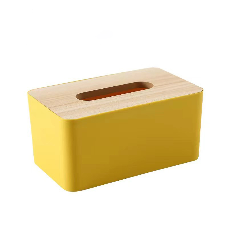 Home Office Premium Solid Wood Tissue Dispenser Tissue Box
