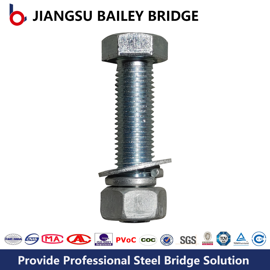 Durable High Strength Anti Rust Curb Bolt for Bailey Bridge